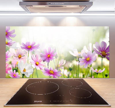 Platte für Küchenrückwand Blumen auf der Wiese