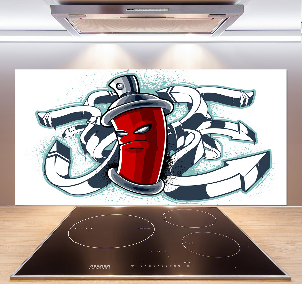 Küchen wandpaneel Graffiti