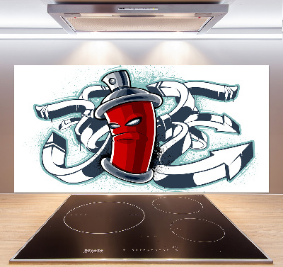 Küchen wandpaneel Graffiti