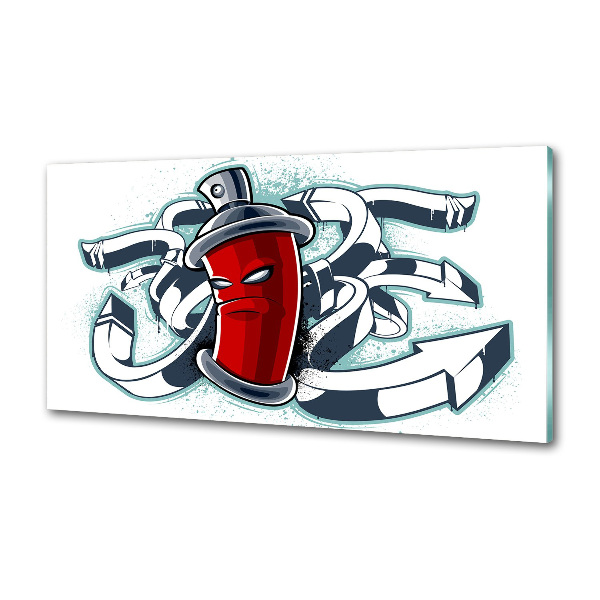 Küchen wandpaneel Graffiti