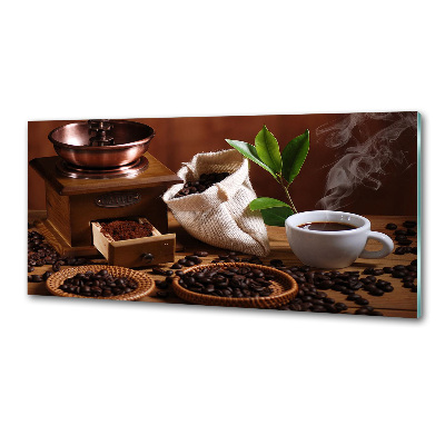 Glasrückwand für die küche Eine Tasse Espresso