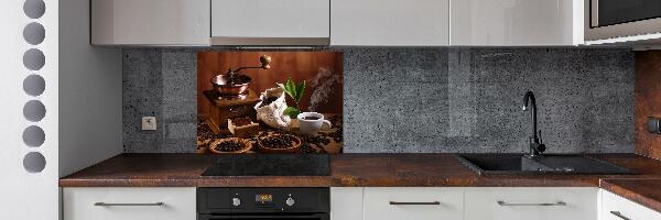 Glasrückwand für die küche Eine Tasse Espresso