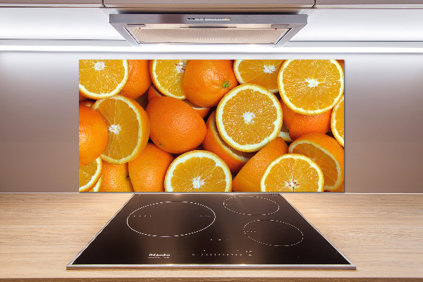 Platte für Küchenrückwand Orangenhälften
