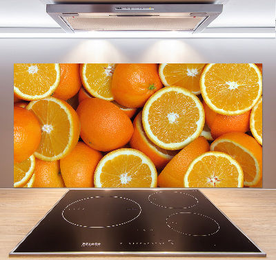 Platte für Küchenrückwand Orangenhälften