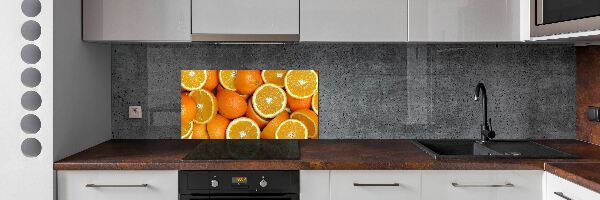 Platte für Küchenrückwand Orangenhälften