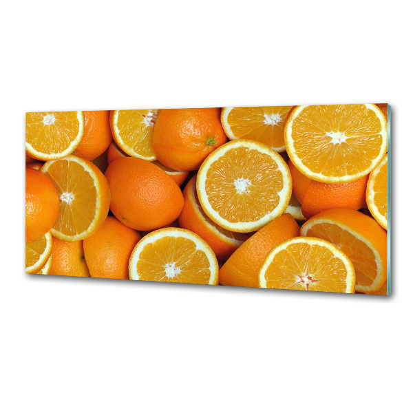 Platte für Küchenrückwand Orangenhälften