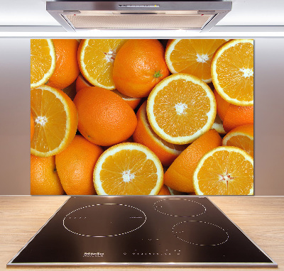 Platte für Küchenrückwand Orangenhälften