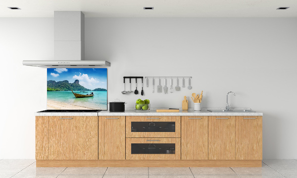 Küchen wandpaneel Boot