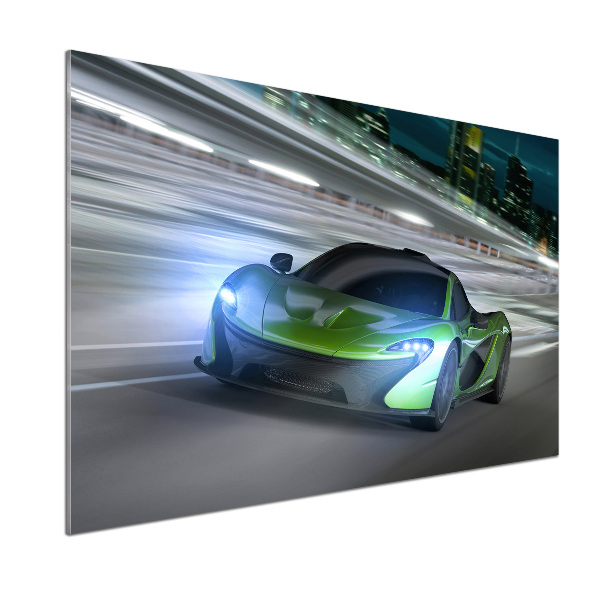 Platte für Küchenrückwand Rennfahrer