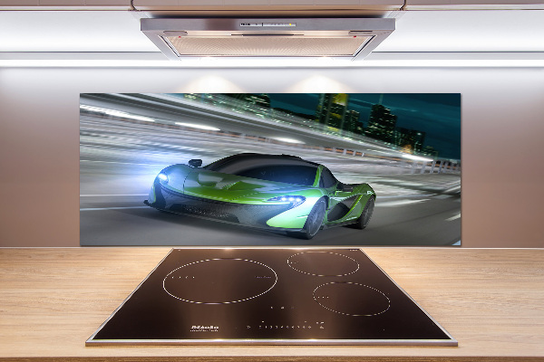 Platte für Küchenrückwand Rennfahrer