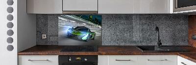 Platte für Küchenrückwand Rennfahrer