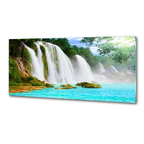 Platte für Küchenrückwand Wasserfall