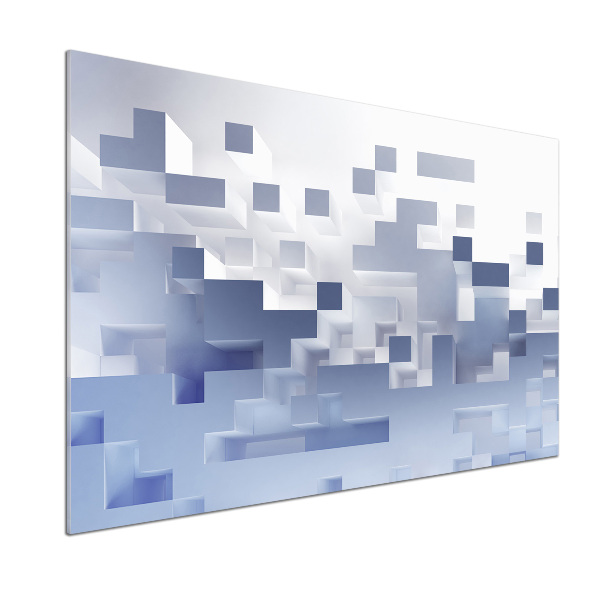 Platte für Küchenrückwand Würfelabstraktion