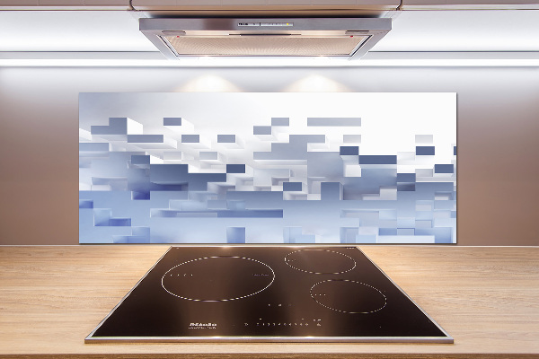 Platte für Küchenrückwand Würfelabstraktion