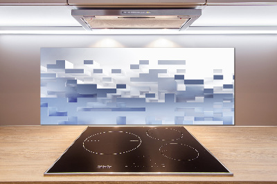 Platte für Küchenrückwand Würfelabstraktion