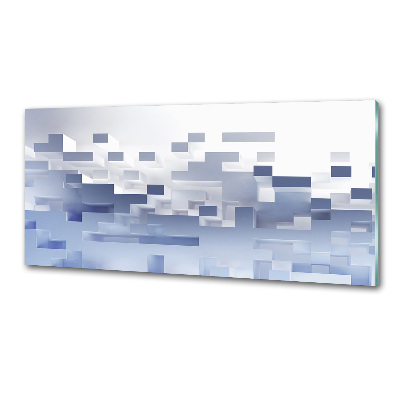 Platte für Küchenrückwand Würfelabstraktion