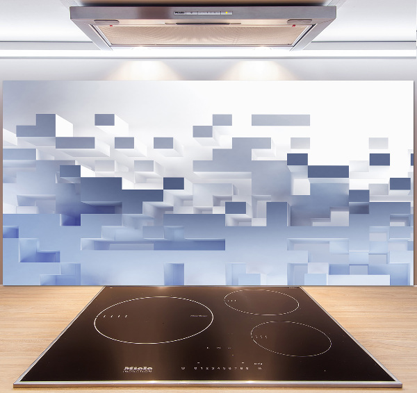 Platte für Küchenrückwand Würfelabstraktion