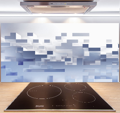 Platte für Küchenrückwand Würfelabstraktion