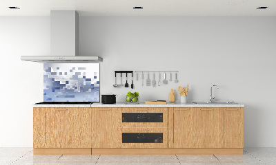 Platte für Küchenrückwand Würfelabstraktion