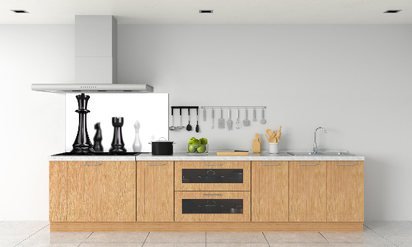 Platte für Küchenrückwand Schachfigur