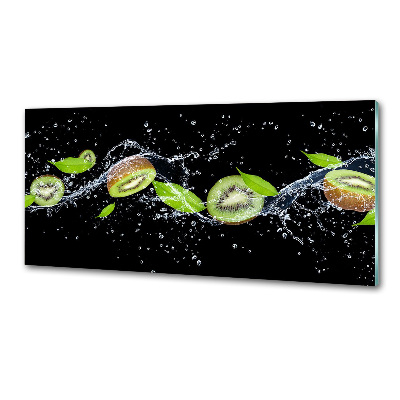 Platte für Küchenrückwand Kiwi und Wasser