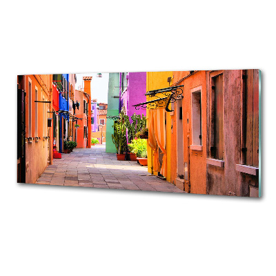 Glasrückwand für die küche Bunte Straßen