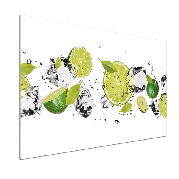 Küchen wandpaneel Kalk und Wasser