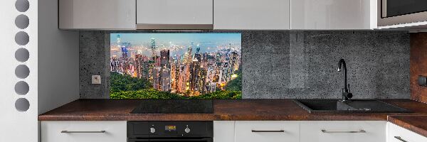 Glasrückwand für die küche Hongkong