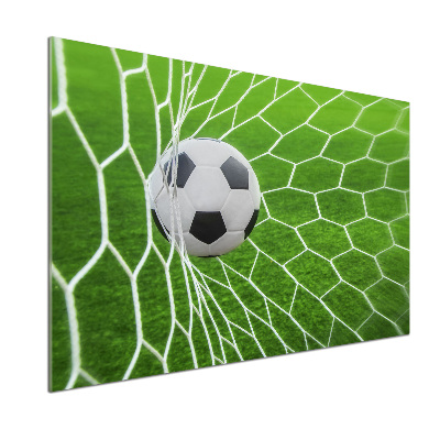 Platte für Küchenrückwand Der Ball ist im Tor