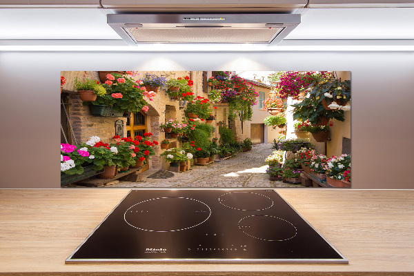 Küchen wandpaneel Eine charmante Straße