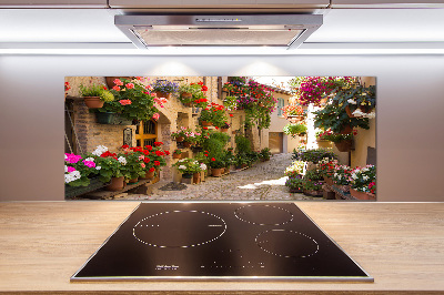 Küchen wandpaneel Eine charmante Straße