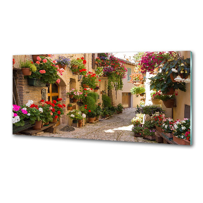 Küchen wandpaneel Eine charmante Straße