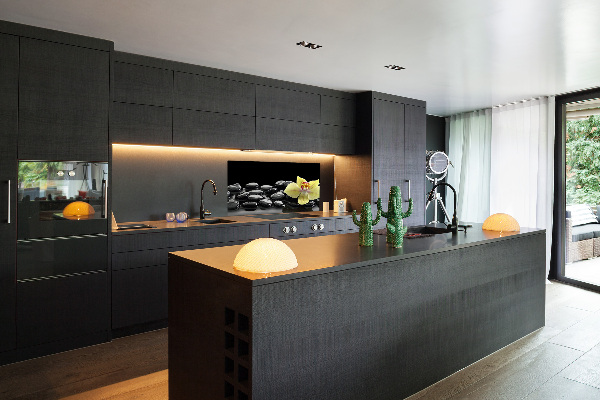 Platte für Küchenrückwand Orchidee