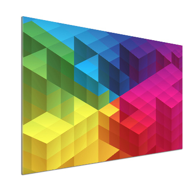 Glasrückwand für die küche Geometrischer Hintergrund