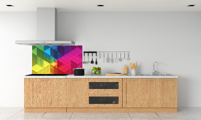 Glasrückwand für die küche Geometrischer Hintergrund