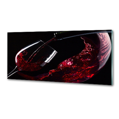 Platte für Küchenrückwand Rotwein