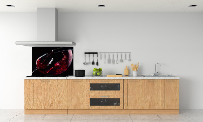 Platte für Küchenrückwand Rotwein