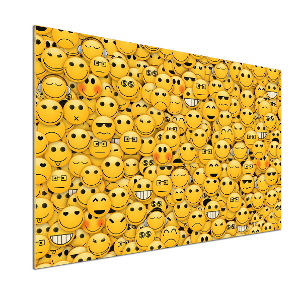 Platte für Küchenrückwand Emoticons