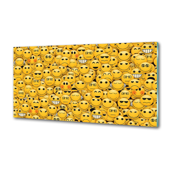 Platte für Küchenrückwand Emoticons