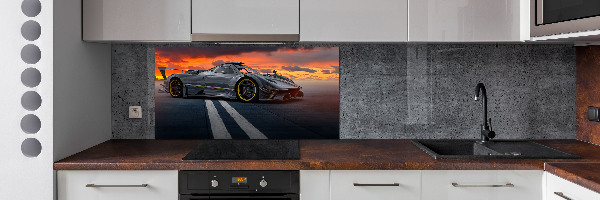 Platte für Küchenrückwand Rennfahrer