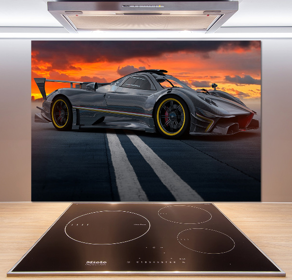 Platte für Küchenrückwand Rennfahrer