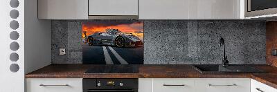 Platte für Küchenrückwand Rennfahrer