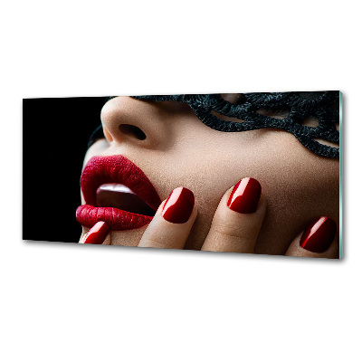 Glasrückwand für die küche Spitzenmaske