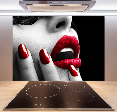 Platte für Küchenrückwand Spitzenmaske