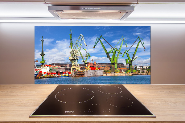 Platte für Küchenrückwand Werft in Danzig