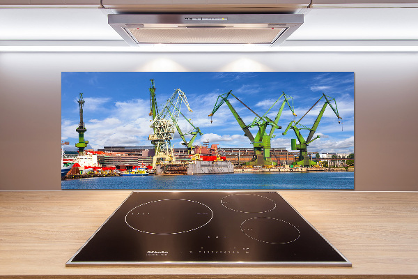 Platte für Küchenrückwand Werft in Danzig