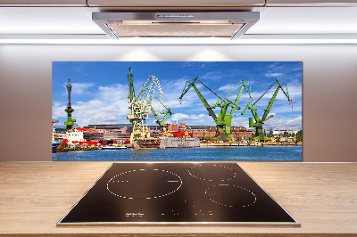 Platte für Küchenrückwand Werft in Danzig