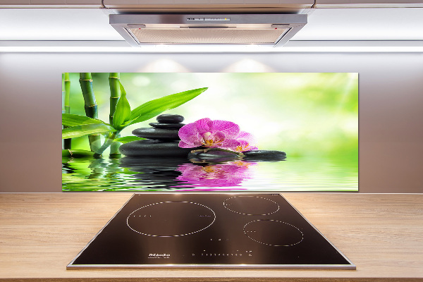 Platte für Küchenrückwand Orchidee