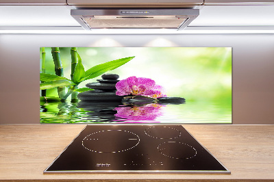 Platte für Küchenrückwand Orchidee