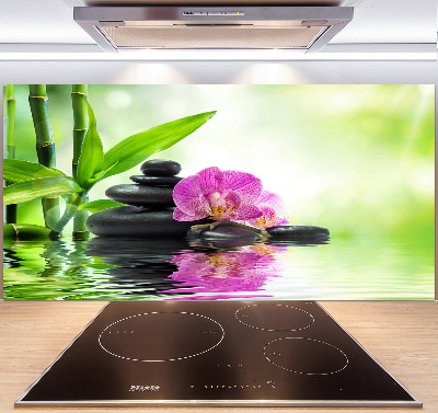 Platte für Küchenrückwand Orchidee